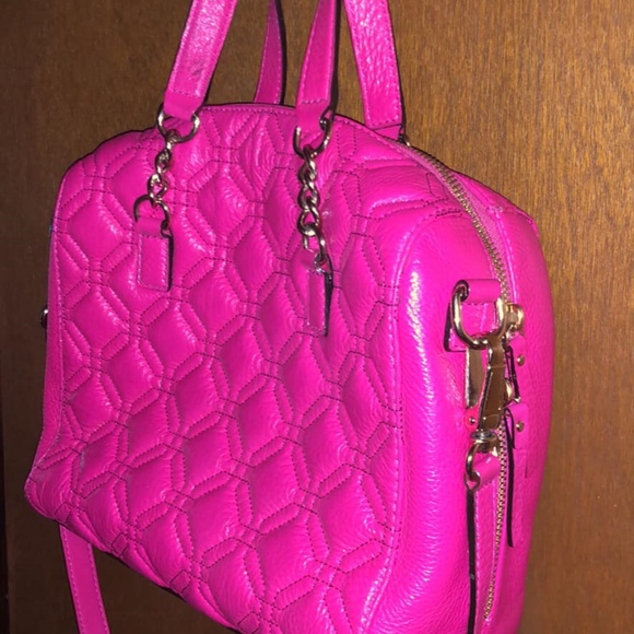 KATE SPADE Dark Pink Cow Leather Purse with Quilt - Picture 2 of 7